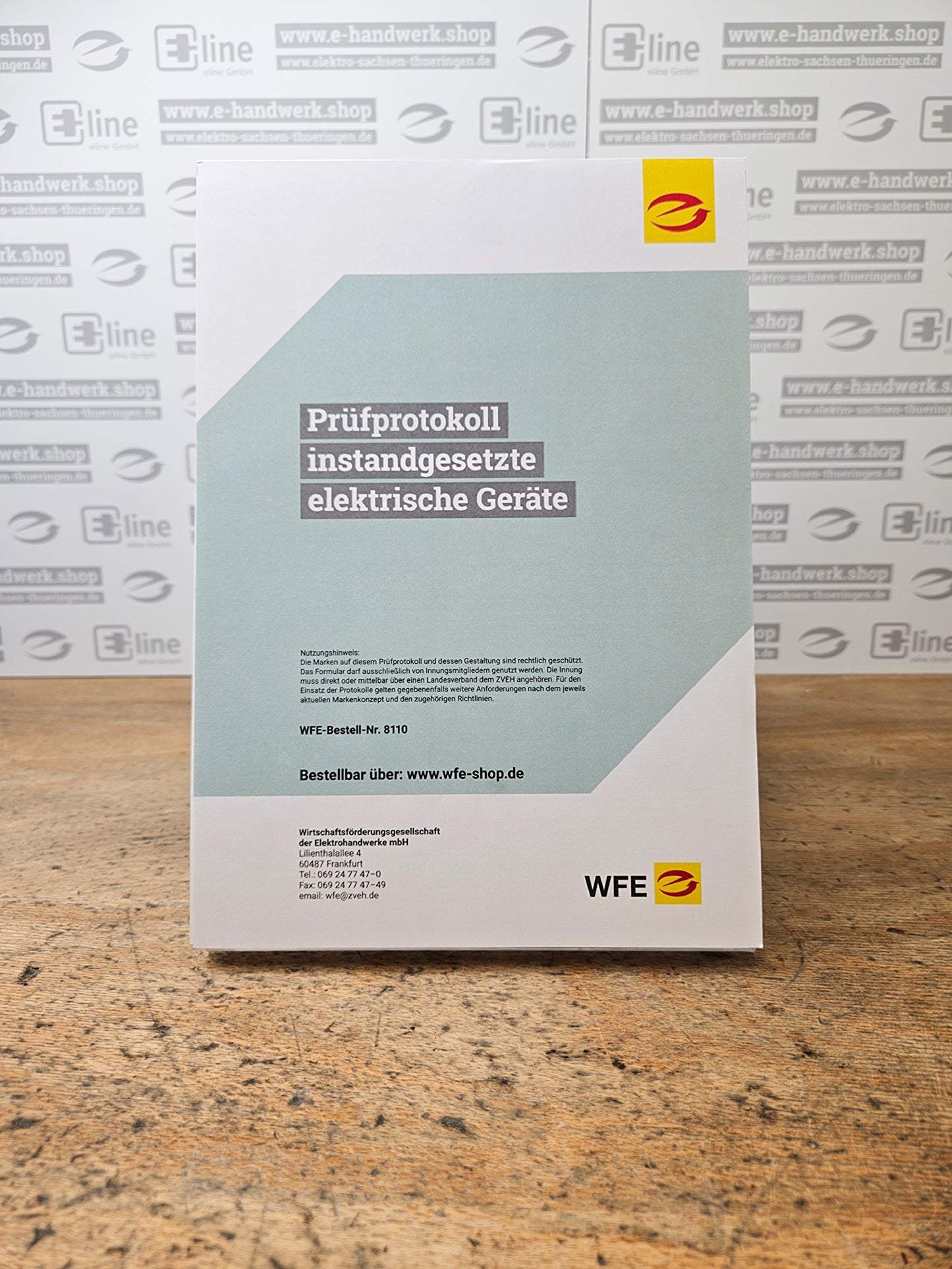 Prüfprotokoll für instandgesetzte elektrische Geräte