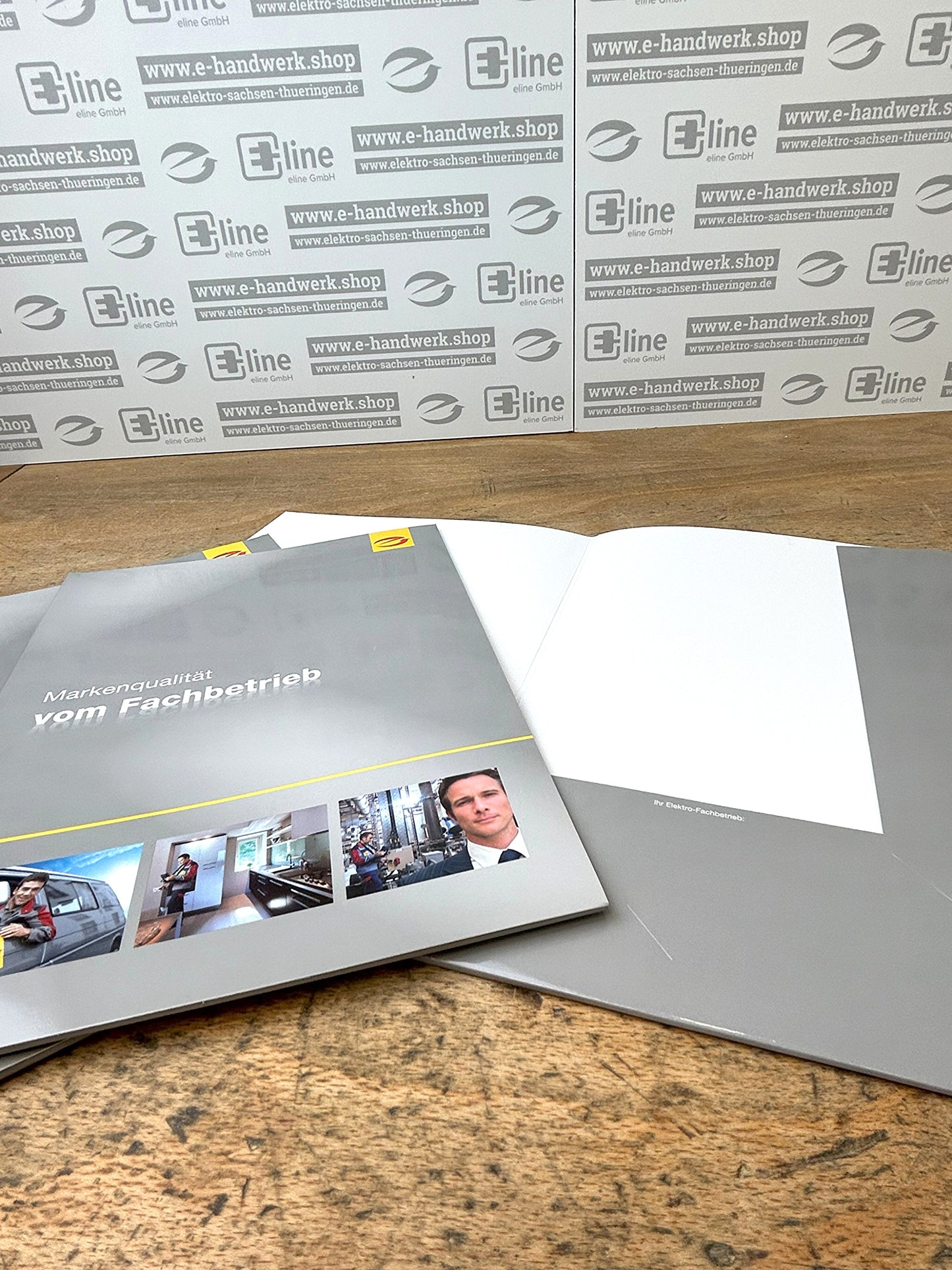 Angebots-/Werbemappen mit e-Marke