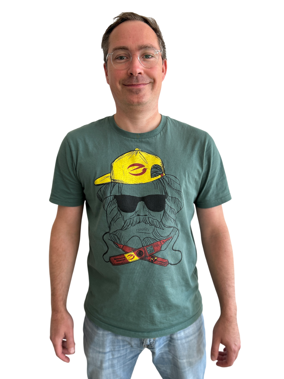 T-Shirt Karlskopf - Elektroniker mit e-Marke