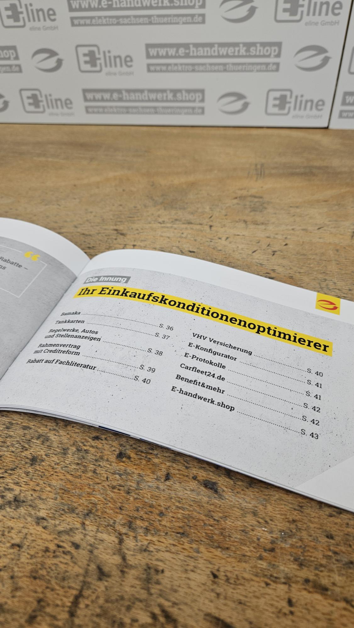 Broschüre "Die Innung" Innungsvorteile