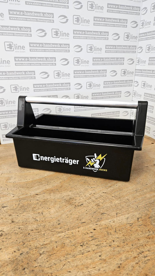 Werkzeugträger - "Energieträger" mit  E-Handwerk.rocks Logo