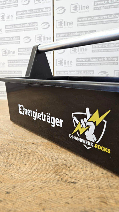 Werkzeugträger - "Energieträger" mit  E-Handwerk.rocks Logo